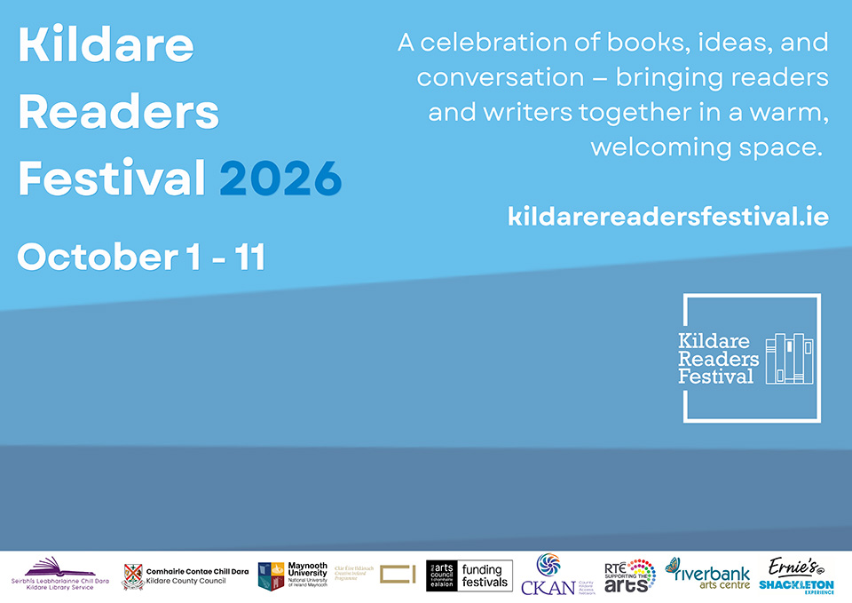 banner for Kildare Readers Festival 2026 with logo